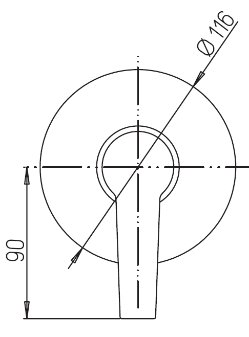 EOLO Monocomando incasso Doccia